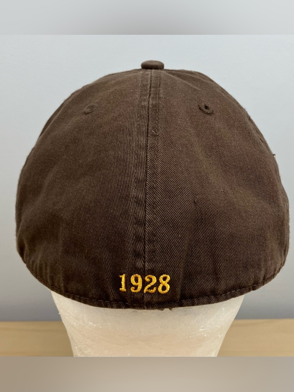 47 Boston Bruins NHL Fitted Hat Size XL Brown Vintage Hockey Logo Twins Ent - Picture 4 of 11